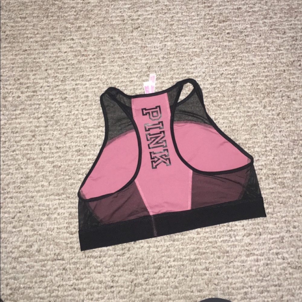 PINK. sports bra sz L. Make an offer! Never worn